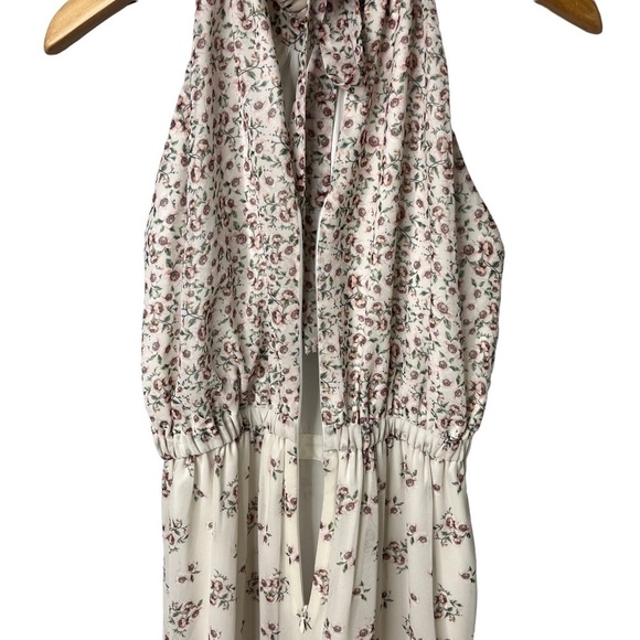 Bellevue Floral Tiered Maxi Dress Size Medium Ruffle Sleeveless Boho Cottagecore - Picture 6 of 9